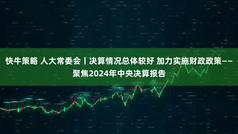 快牛策略 人大常委会丨决算情况总体较好 加力实施财政政策——聚焦2024年中央决算报告